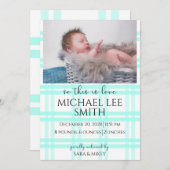 ブループレイド生誕発表 招待状 (正面/裏面)