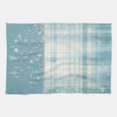 ブループレイド キッチンタオル (横)