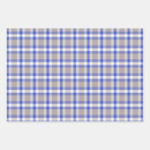 ブループレイド ラッピングペーパーシート (正面2)