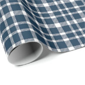 ブループレイド ラッピングペーパー (ロールコーナー)