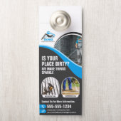 ブループレッシャーパワーウォッシングハウスウォッシング ドアノブサイン (ノブ)