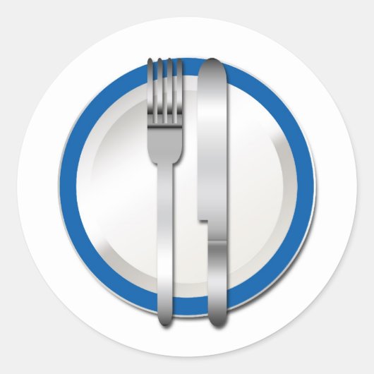 ブループレートスペシャル ラウンドシール (正面)