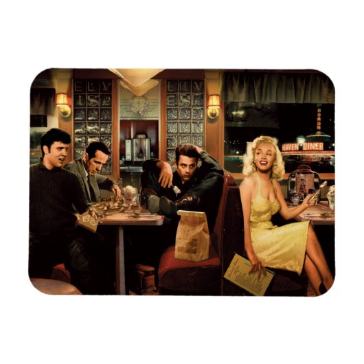 ブループレート マグネット (横)