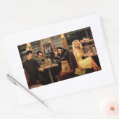 ブループレート 長方形シール (封筒)