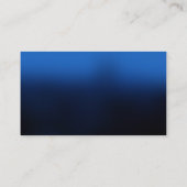ブループロフェッショナルシンプルモダンプレーン 名刺 (裏面)