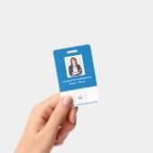 ブループロフェッショナル実在エステートエージェントのフォトバッジ バッジ (Handheld)