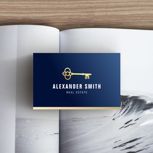 ブループロフェッショナル実在エテート不動産仲介業者 名刺