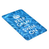 ブループールの水 Keep Calm and Swim On マグネット (右側)