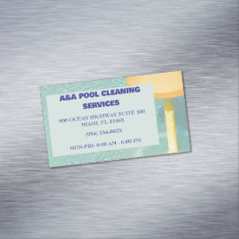 ブループールメンテナンス マグネット名刺