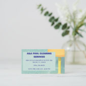 ブループールメンテナンス 名刺 (スタンド正面)