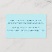 ブループール水泳教室 名刺 (裏面)