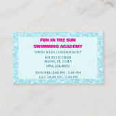 ブループール水泳教室 名刺 (正面)