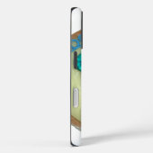 ブルーヘアエモジアートプリント/グラフィック Case-Mate iPhoneケース (裏面 / 右)