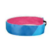 ブルーヘアバンドストライプののシェード アスレチックヘッドバンド (右)