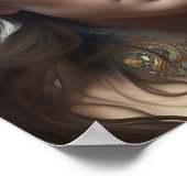 ブルーヘアブルーアイズハイファンタジー ポスター (角)