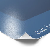 ブルーヘア フォトプリント            (角)