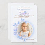 ブルーヘイズフォトコミュニオン 招待状 (正面/裏面)