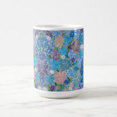 ブルーヘイズフローラマグカップ コーヒーマグカップ (中央)