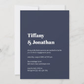 ブルーヘイ頼私が言ったYes婚約パーティ 招待状 (裏面)