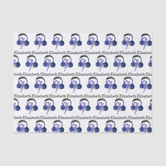 ブルーヘッドセ遊ットの低音クラシカル音 薄葉紙 (正面)