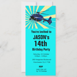 ブルーヘリコプター 招待状