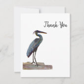 ブルーヘロンありがとう サンキューカード (正面)