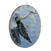 ブルーヘロンが水上を飛行 ダーツボード (正面左)