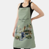 ブルーヘロンインレイクハッピーファーザーズデー エプロン (インサイチュ)