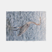 ブルーヘロンウォーターフリースブランケット フリースブランケット (正面(横))