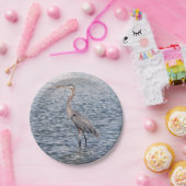 ブルーヘロンウォーター紙プレート ペーパープレート (パーティー)