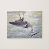 ブルーヘロンオンラバーズ鍵 ジグソーパズル (横)