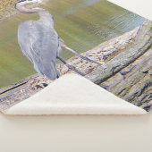 ブルーヘロンシェルパ毛布 シェルパブランケット (3/4)