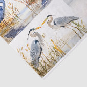 ブルーヘロンズコラージュ1デクページ紙 薄葉紙 (詳細)