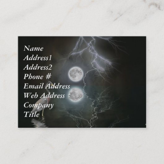 ブルーヘロンビジネスカード 名刺 (正面)