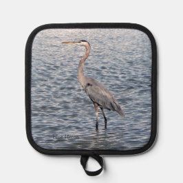 ブルーヘロンポットホルダー 鍋敷き