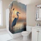 ブルーヘロンマーシュ シャワーカーテン (インサイチュ)