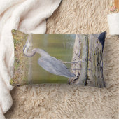 ブルーヘロン両面腰枕 ランバークッション (ブランケット)