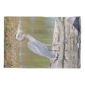 ブルーヘロン枕ケース 枕カバー (裏面)