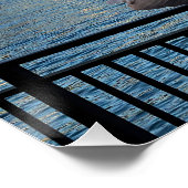 ブルーヘロン橋。リビエラビーチ。フロリダ州 ポスター (コーナー)