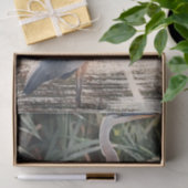 ブルーヘロン水の色のデコパージュ 薄葉紙 (ギフト)