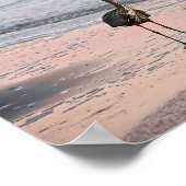 ブルーヘロン素晴らしアットサンセット，フロリダ ポスター (角)