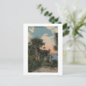 ブルーヘロン素晴らしオンフロリダコーストビーチ ポストカード (スタンド正面)