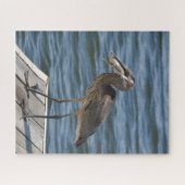 ブルーヘロン素晴らしクローズアップバードラバーの恋人 ジグソーパズル (横)