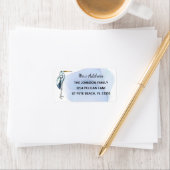 ブルーヘロン素晴らしトロピカルニューアドレス ラベル (インサイチュ)