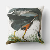 ブルーヘロン素晴らしバイジョンジェームズオードボン クッション (裏面)