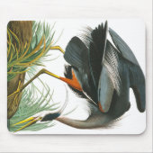 ブルーヘロン素晴らしバイジョンジェームズオードボン マウスパッド (正面)