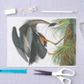 ブルーヘロン素晴らしバイジョンジェームズオードボン 薄葉紙 (クラフト)