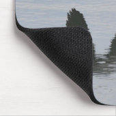 ブルーヘロン素晴らし反射 マウスパッド (コーナー)