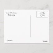 ブルーヘロン素晴らし飛行中アリゾナはがき ポストカード (裏面)