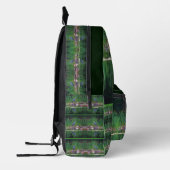 ブルーヘロン絵画自然パーソナライズされた プリントバックパック (左)